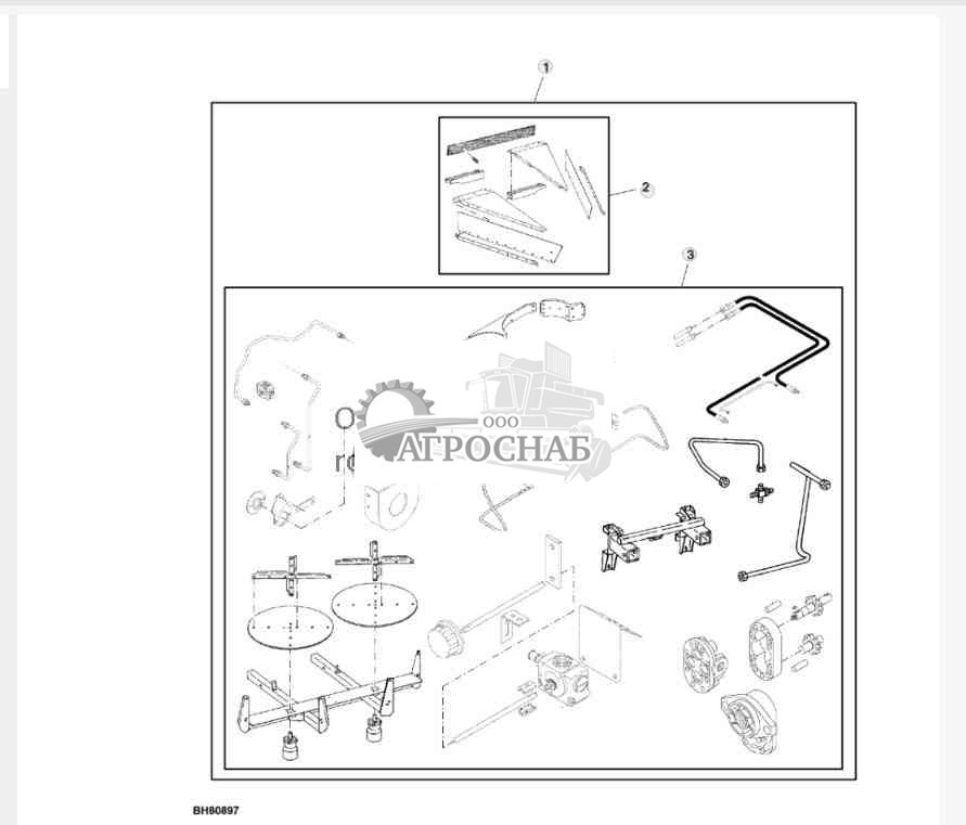 Chaff Spreader W 4WD, Attachment 
